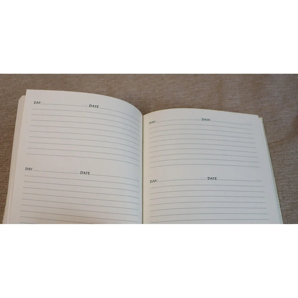 Hallmark Hard Cover Journal w/ Quote from Emily Bronte MadeUSA Flowers Butterfly